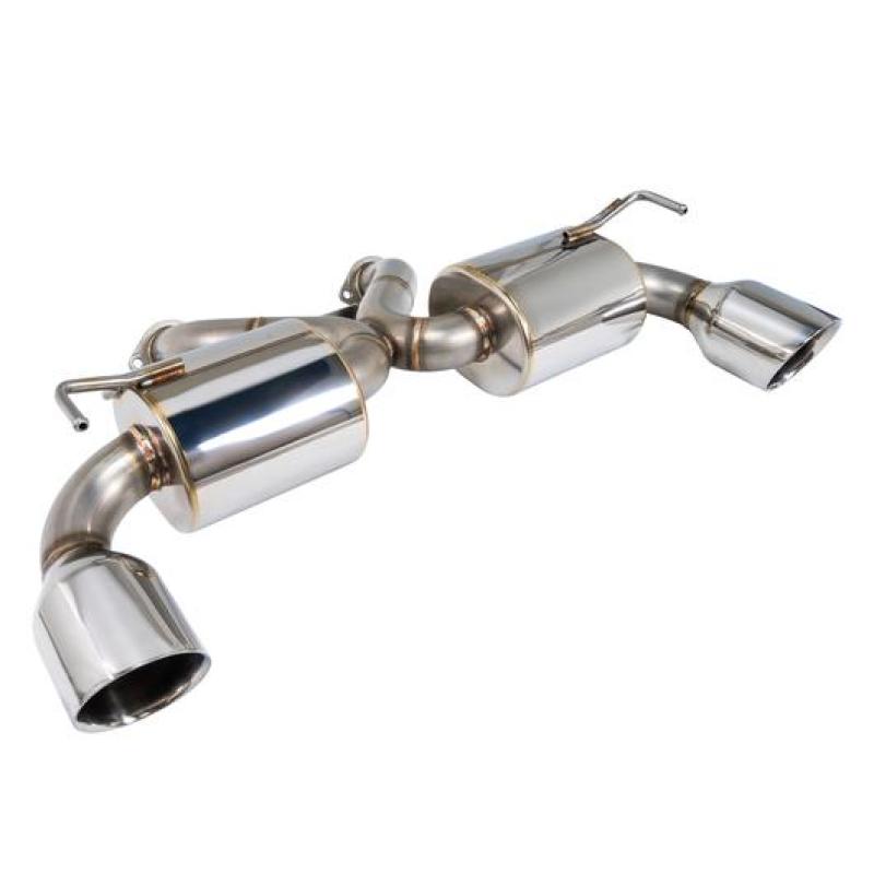 Remark Nissan 370Z (Z34) V2 Axle Back Exhaust w/Stainless Steel Double Wall Tip RK-A2063N-01