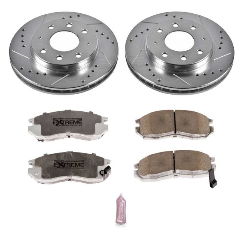 PowerStop PSB Z26 Street Warrior Kit Brakes, Rotors & Pads Brake Kits - Performance D&S main image