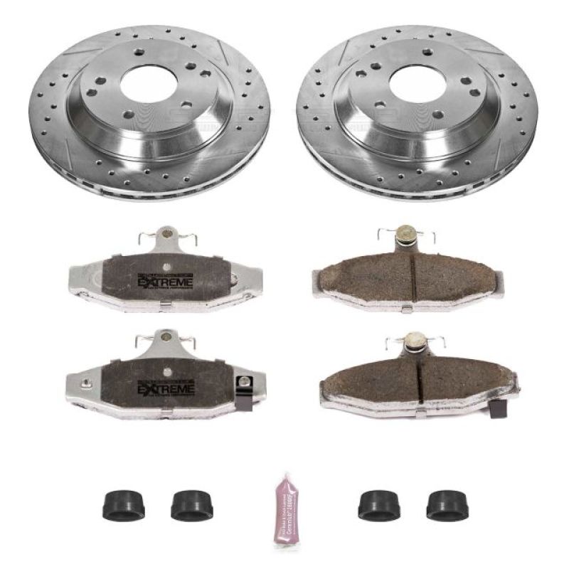 PowerStop PSB Z26 Street Warrior Kit Brakes, Rotors & Pads Brake Kits - Performance D&S main image