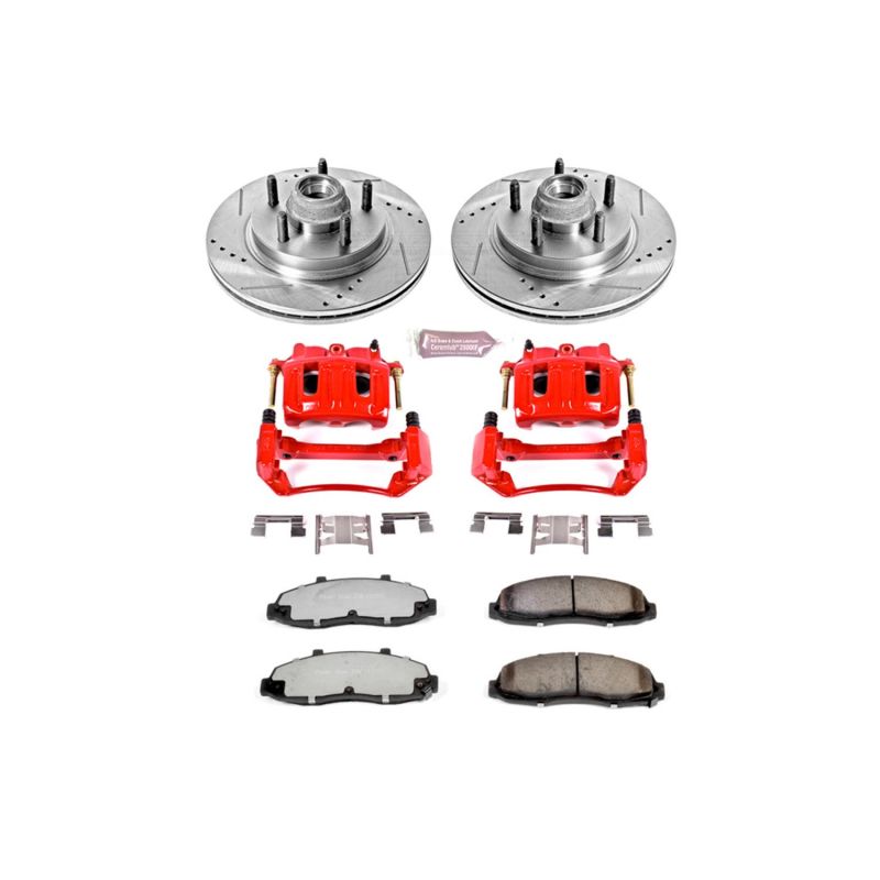 PowerStop PSB Z36 Truck & Tow Kit w/Cals Brakes, Rotors & Pads Brake Kits - Performance D&S main image