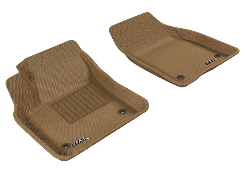 3D MAXpider 2004-2012 Volvo S40 Kagu 1st Row Floormat - Tan L1VV00311502 Main Image