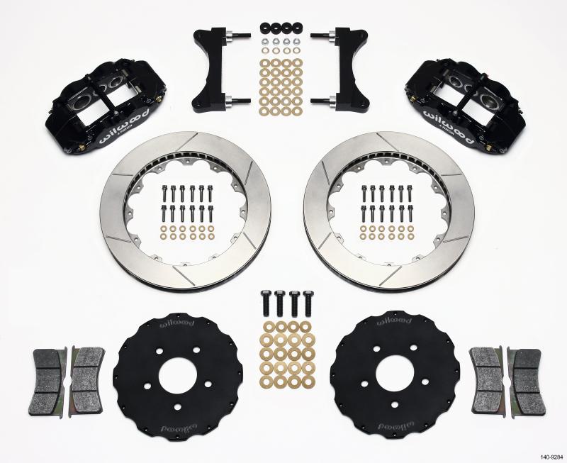 Wilwood Narrow Superlite 6R Front Hat Kit 13.06in Mitsubishi EVO VIII 140-9284 Main Image