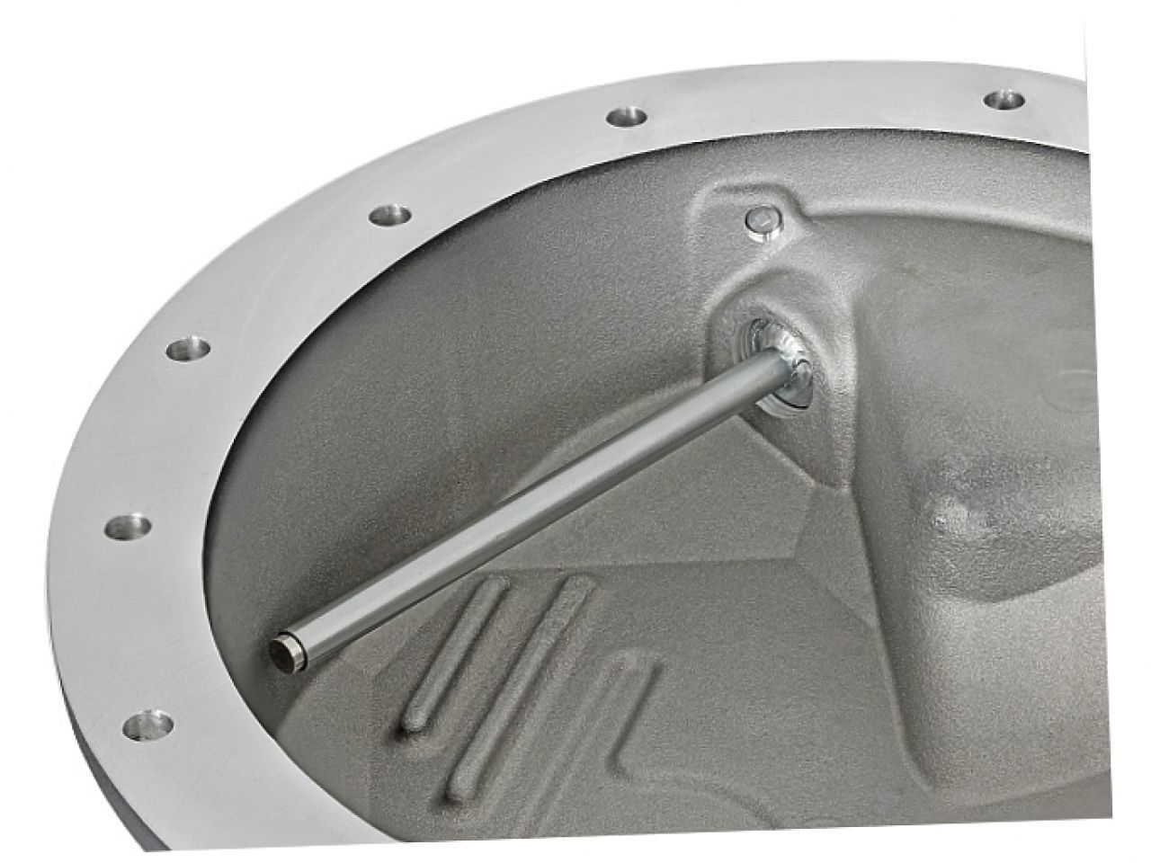 aFe Front Differential Cover, Machined Fins; Pro Series w/ Gear Oil