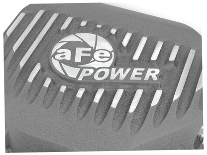 aFe Street Series Rear Differential Cover Raw w/ Machined Fins  Dodge/RAM