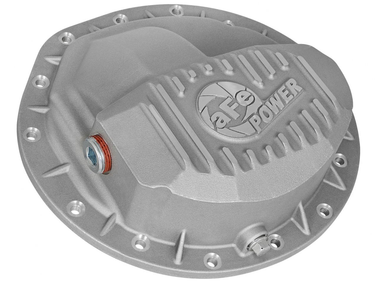 aFe Street Series Rear Differential Cover Raw w/ Machined Fins