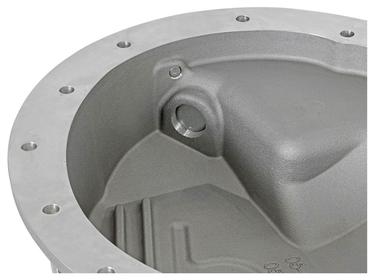 aFe Street Series Rear Differential Cover Raw w/ Machined Fins