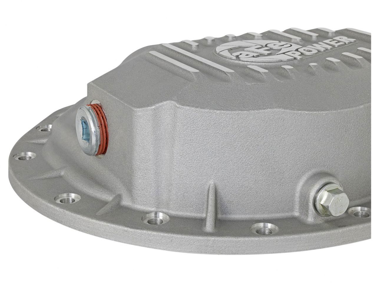 aFe Street Series Rear Differential Cover Raw w/ Machined Fins