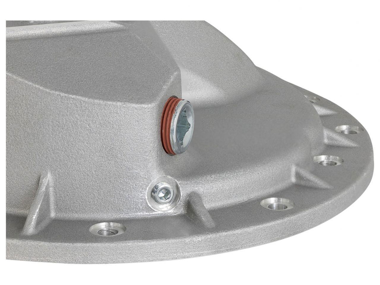 aFe Street Series Rear Differential Cover Raw w/ Machined Fins