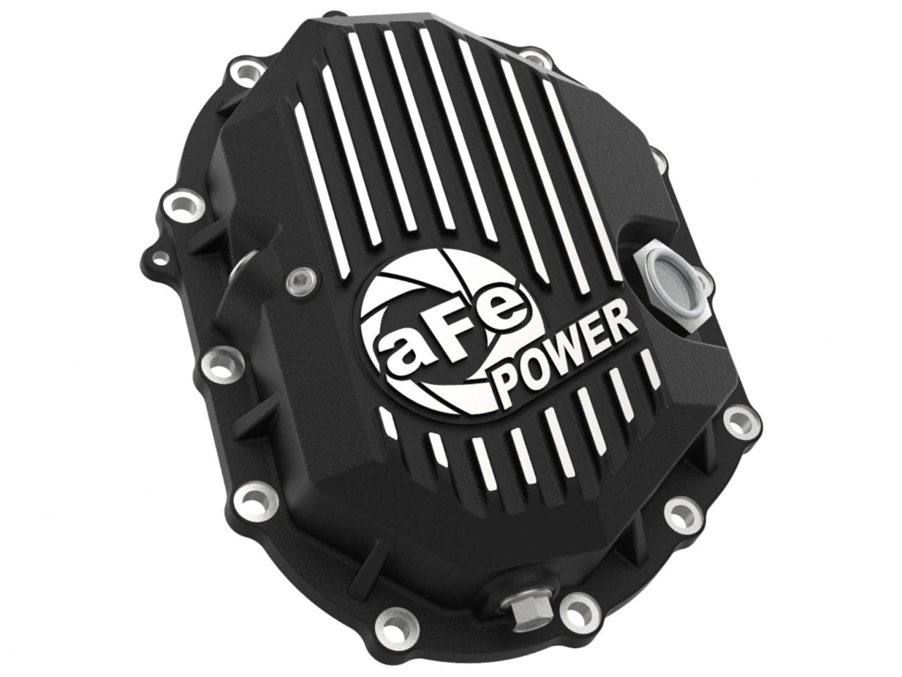 aFe Pro Series Front Differential Cover Black w/Machined Fins