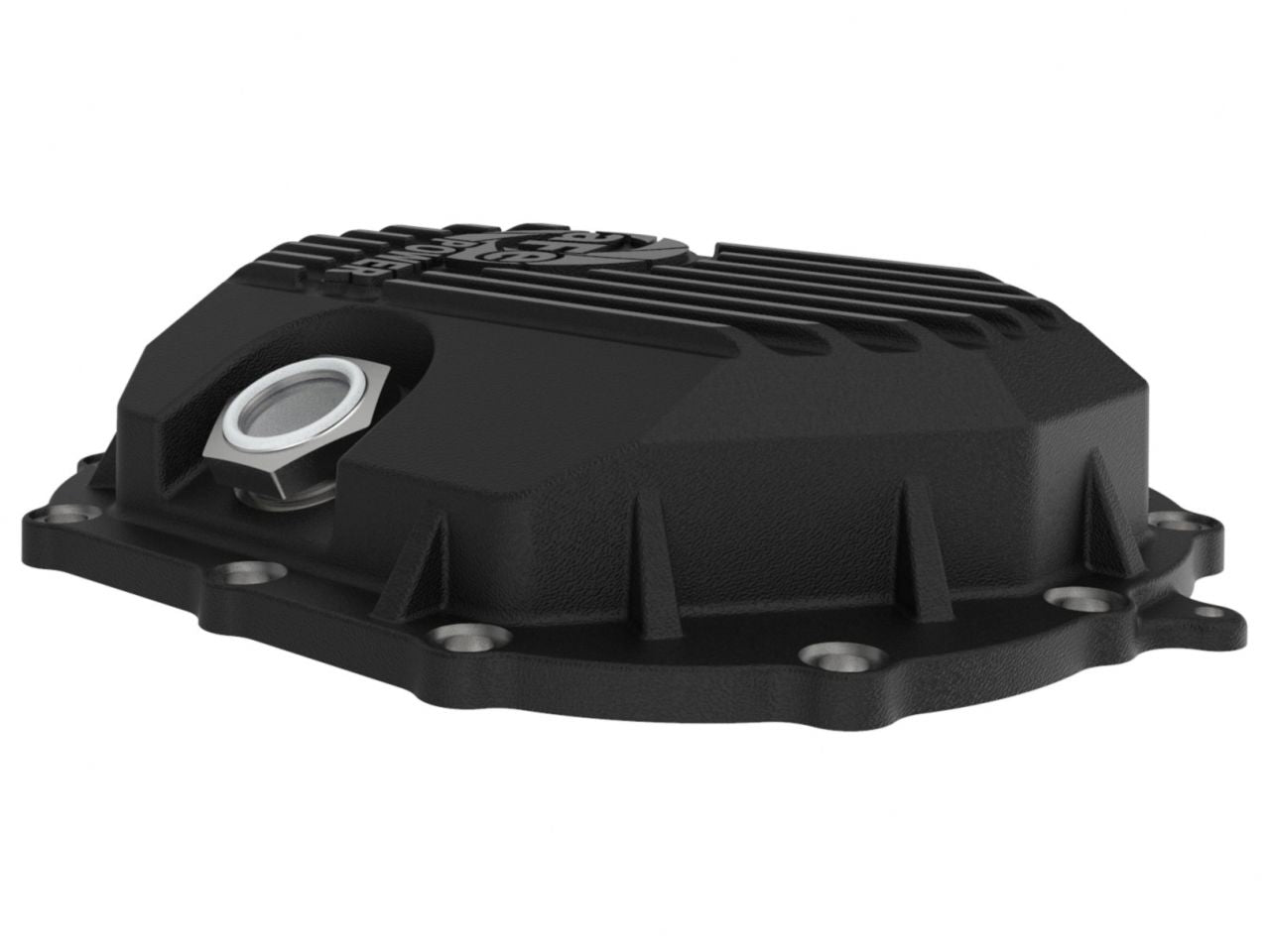 aFe Pro Series Front Differential Cover Black w/Machined Fins