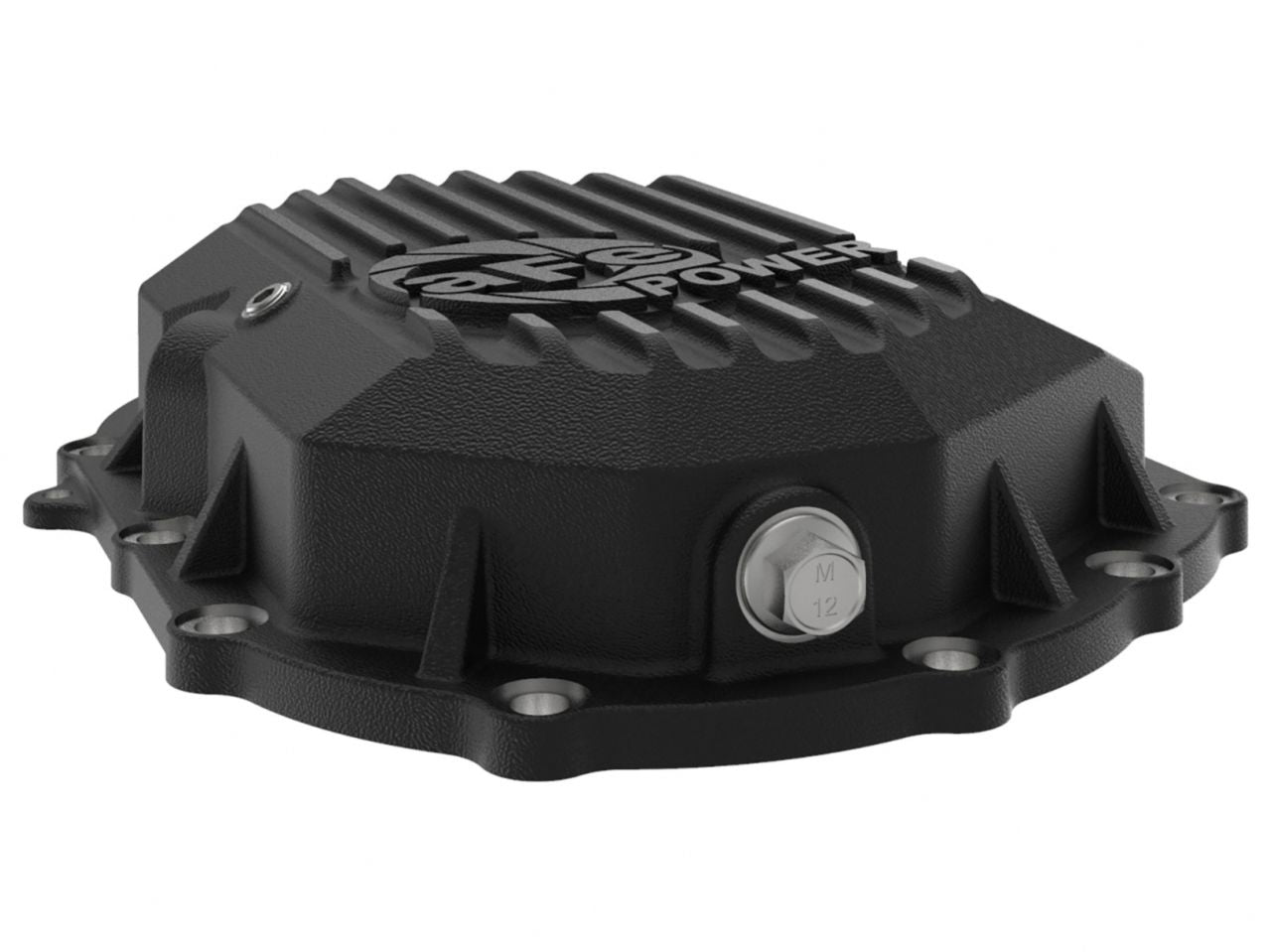 aFe Pro Series Front Differential Cover Black w/Machined Fins