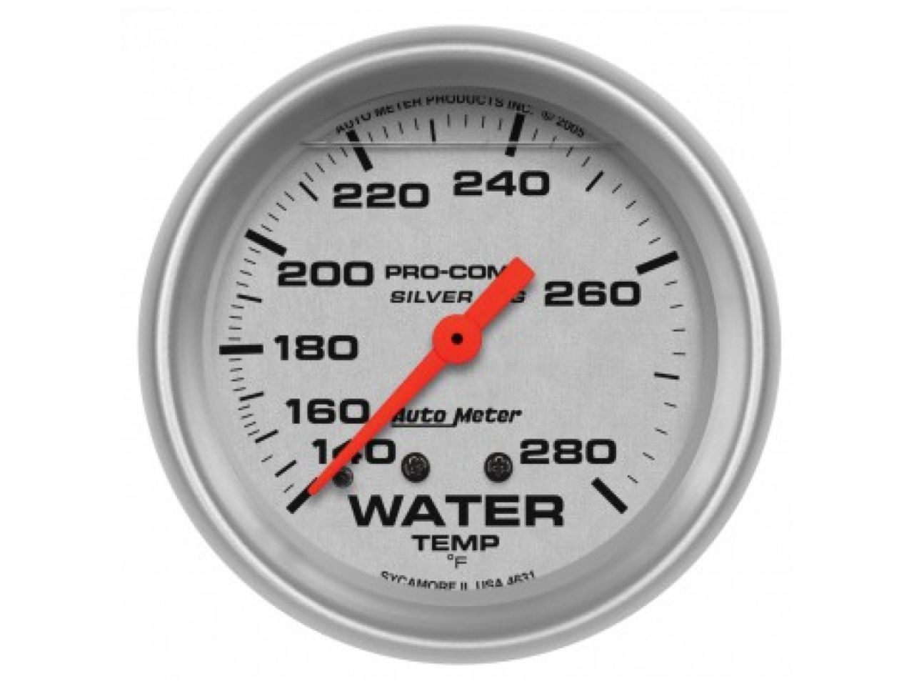 Autometer Water Temp Gauge 4631 Item Image