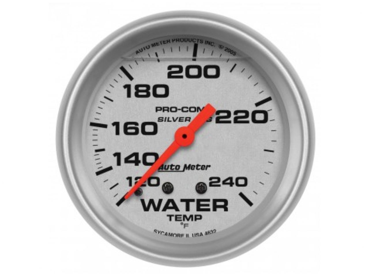 Autometer Water Temp Gauge 4632 Item Image