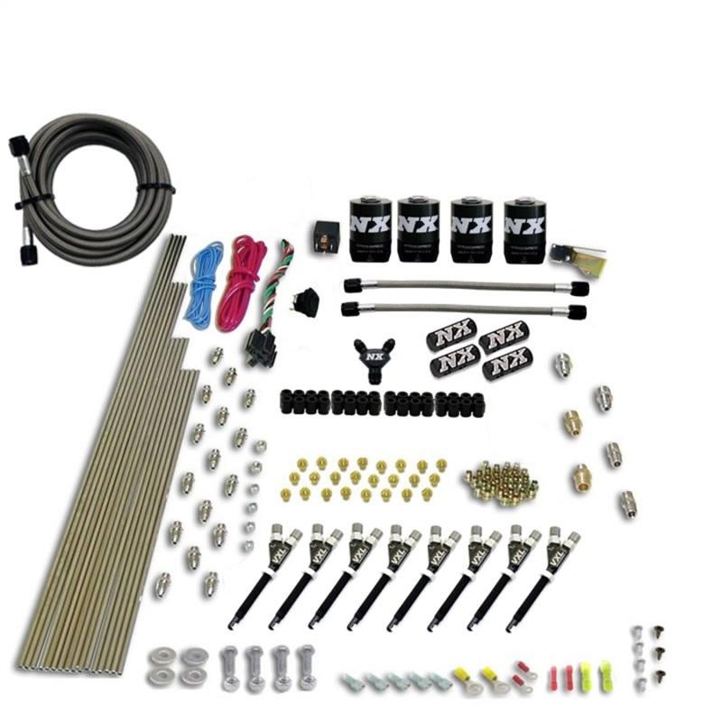 Nitrous Express 8 Cyl VXL Direct Port 4 Solenoids Nitrous Kit (200-500HP) w/No Bottle 80019-00 Main Image