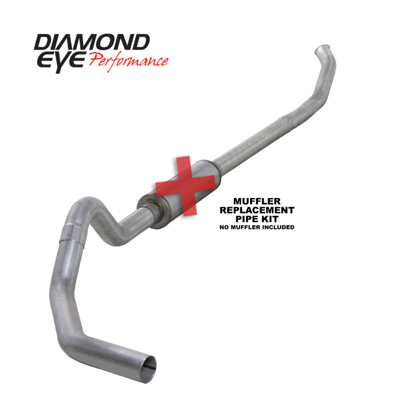 Diamond Eye Performance DEP Turbo Back Exhaust Kit AL Exhaust, Mufflers & Tips Turbo Back main image