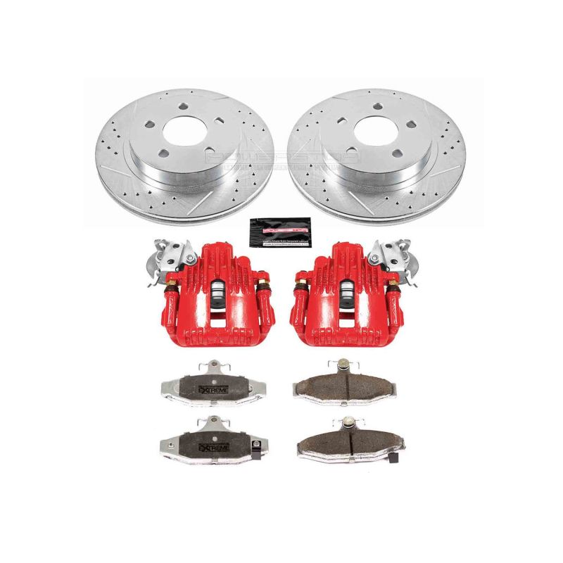 PowerStop PSB Z26 Street Kit w/Cals Brakes, Rotors & Pads Brake Kits - Performance D&S main image