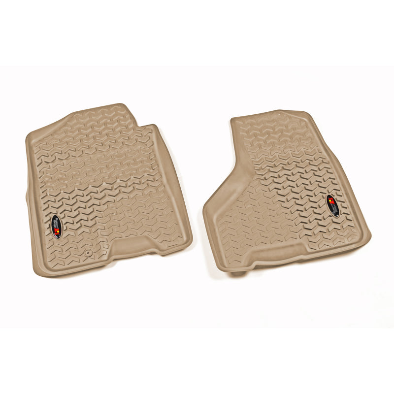 Rugged Ridge RUG Floor Liners - Tan Floor Mats Floor Mats - Rubber main image