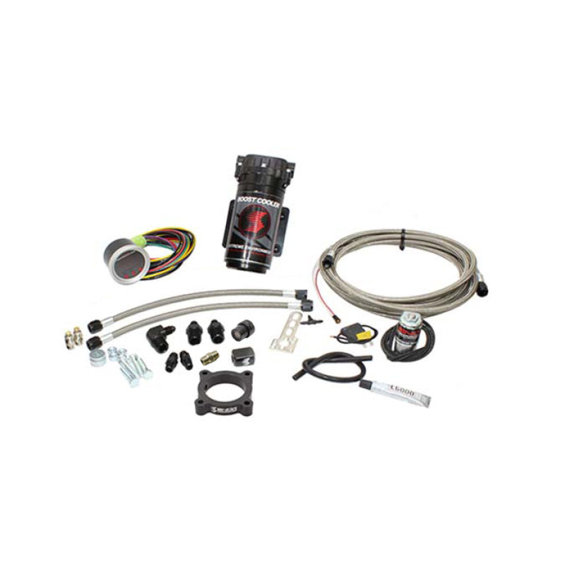 Snow Performance 13-18 Ford Focus ST Stg 2 Boost Cooler Water Inj Kit (SS Braided Line/4AN) w/o Tank SNO-2135-BRD-T