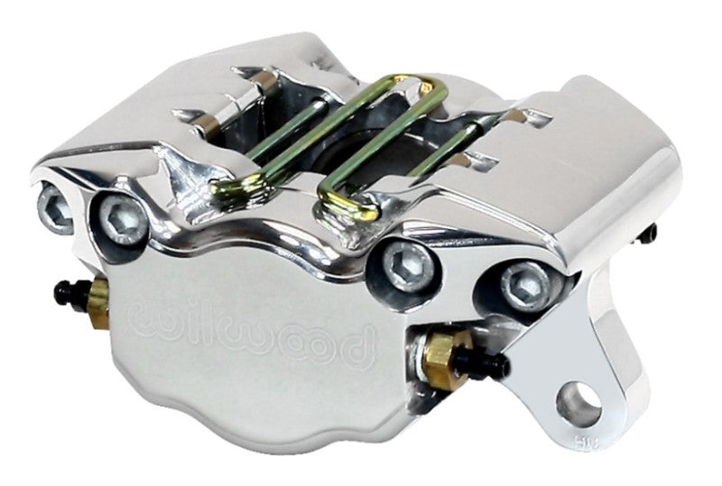 Wilwood Caliper-Polished Dynapro Single 3.75in Mount 1.75in Pistons .19in Disc Long Piston 120-9689-PLP