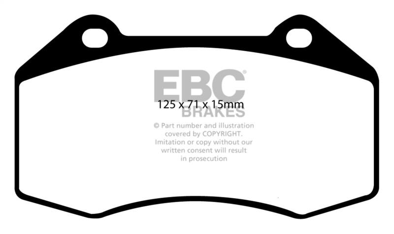 EBC 08-10 Chevrolet Cobalt SS Bluestuff Front Brake Pads DP51539NDX Main Image