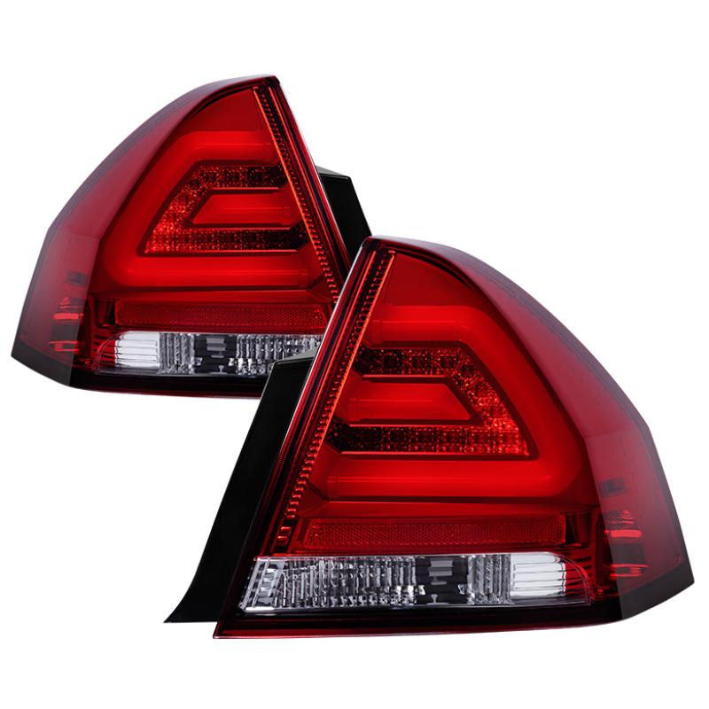 Spyder Chevy Impala 2006-2013 LED Tail Lights Red Clear ALT-YD-CHIP06-LED-RC 5076403 Main Image