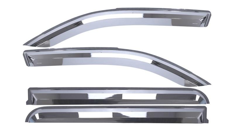 Putco 19-20 Ram 1500 - Crew Cab (Set of 4) Element Chrome Window Visors 480071 Main Image