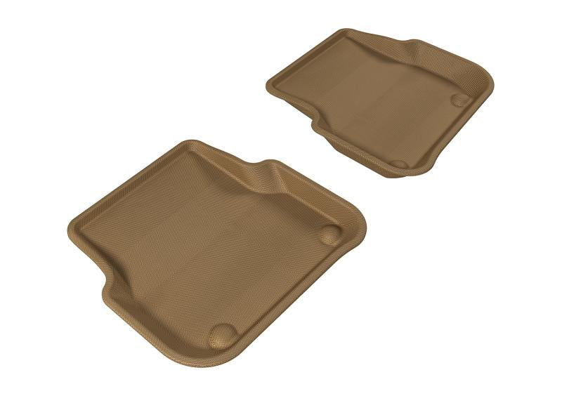 3D MAXpider 2005-2011 Audi A6/S6 Kagu 2nd Row Floormats - Tan L1AD00621502 Main Image