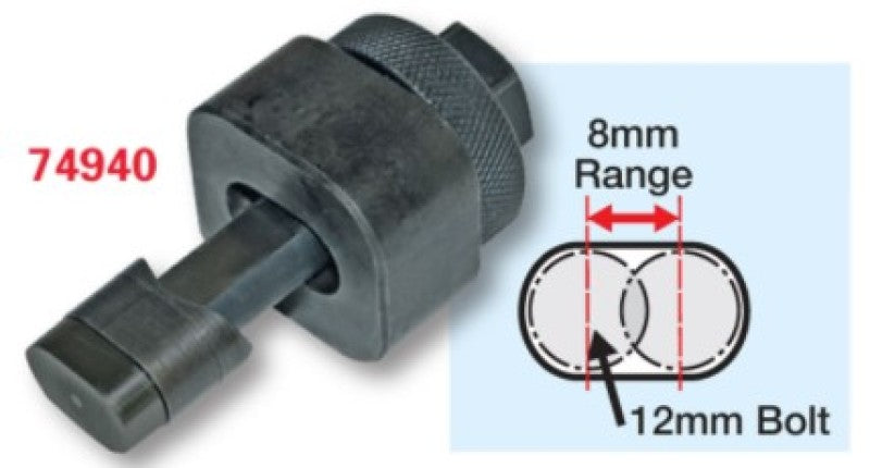 SPC Performance 12x8mm Slot Punch Tool 74940