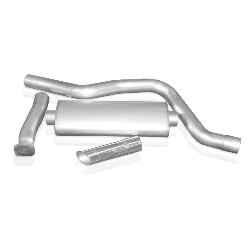 Stainless Works 2006-09 Chevy 6.0L Trailblazer SS 3-1/2in Catback Single Chambered Muffler Factory TBCB Main Image