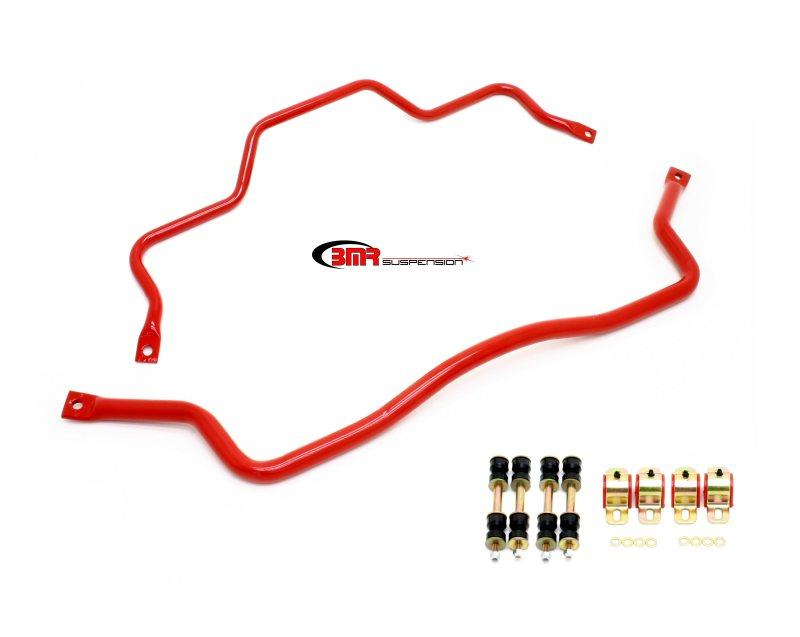 BMR 93-02 F-Body Front & Rear Sway Bar Kit w/ Bushings - Red SB026R Main Image