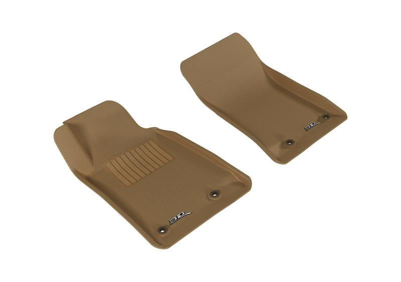 3D MAXpider 2010-2015 Chevrolet Camaro Kagu 1st Row Floormat - Tan L1CH01711502 Main Image