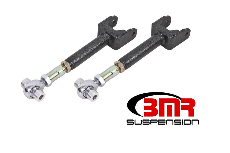 BMR 64-67 A-Body Upper Control Arms On-Car Adj. Rod Ends - Black Hammertone UTCA044H Main Image