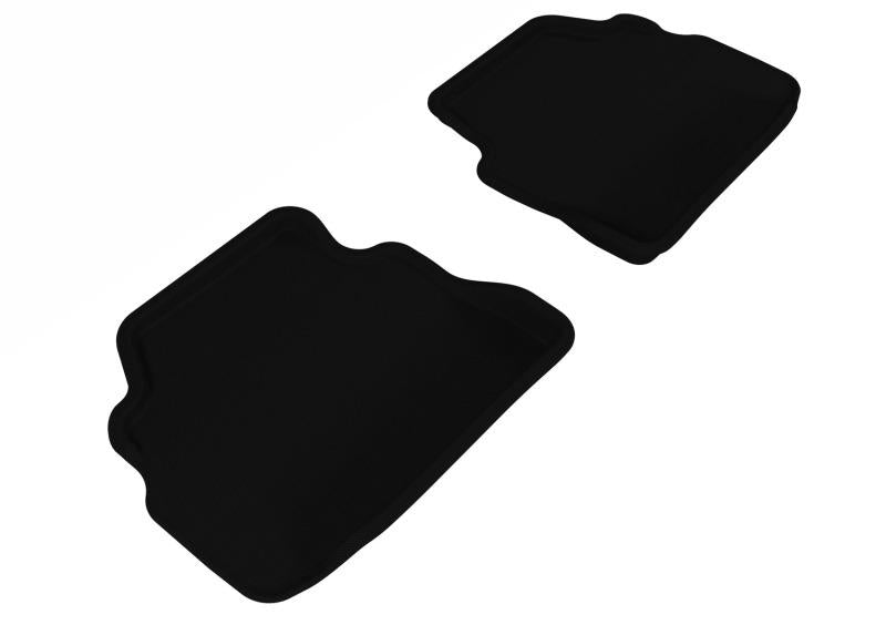 3D MAXpider 2007-2013 BMW 3 Series E92 Kagu 2nd Row Floormats - Black L1BM02521509 Main Image