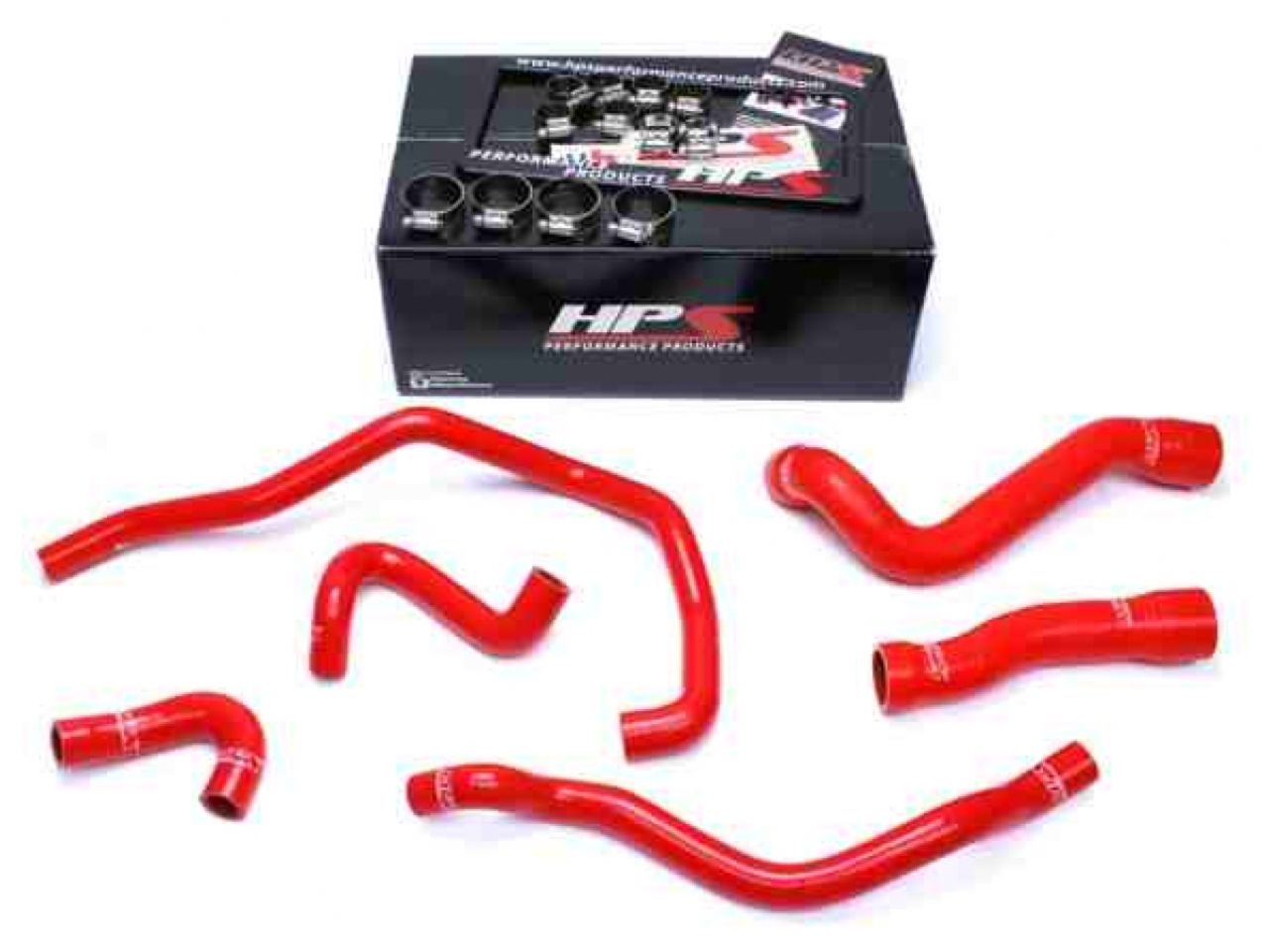 HPS Red Reinforced Silicone Radiator + Heater Hose Kit Coolant BMW 01-06 E46 M3 Left Hand Drive