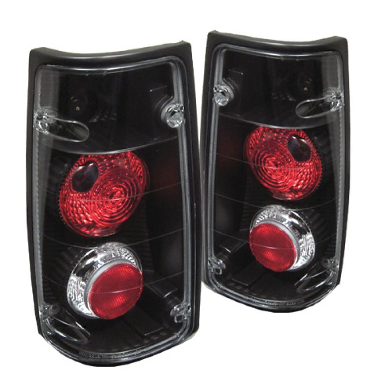 Spyder Isuzu Rodeo 91-97/Isuzu Amigo 89-94 Euro Style Tail Lights Black ALT-YD-IR91-BK 5005472 Main Image