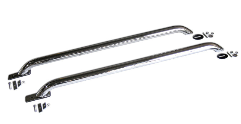 Go Rhino GOR Bed Rails - Stake - Chrome Truck Bed Accessories Bed Rails main image