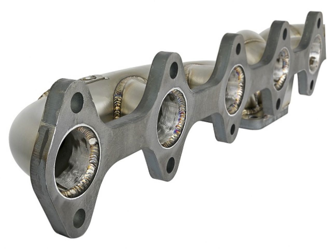 aFe Twisted Steel Header Turbo Manifold, 304 Stainless steel w/ T4 flange