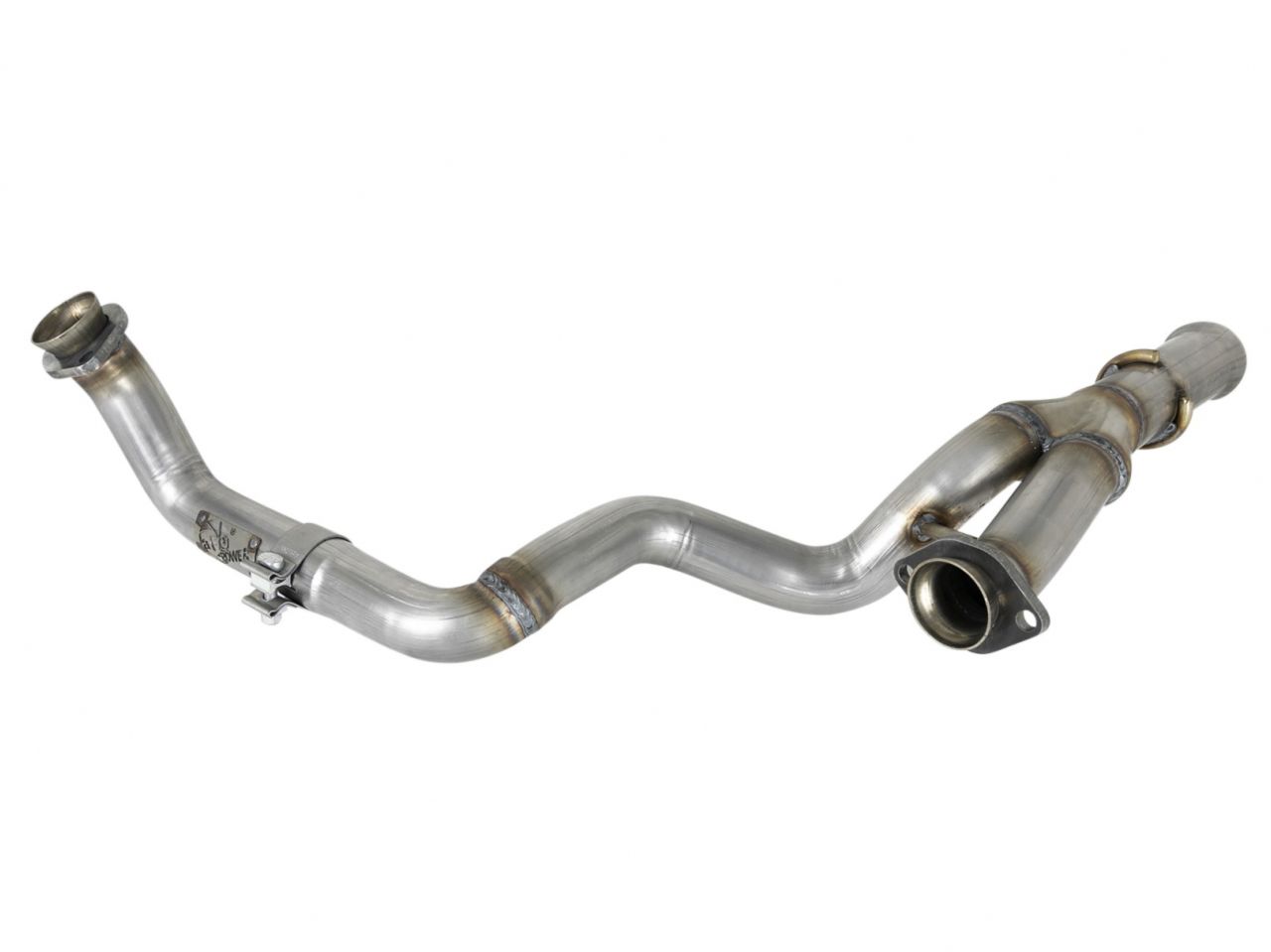 aFe Power Twisted Steel Y-Pipe 2-1/4in 409 SS Exhaust System 2018 Jeep