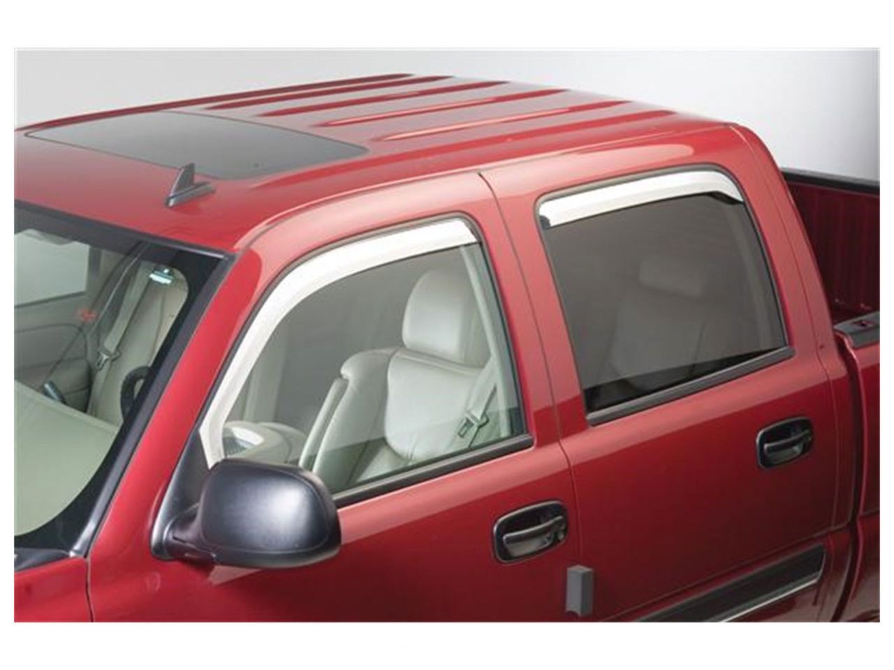 Putco Element Chrome Window Visors - Dodge Ram 1500 - Set of 2 (Fronts Only)