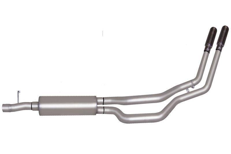 Gibson 11-16 Ford F-250 Super Duty Lariat 6.2L 2.5in Cat-Back Dual Sport Exhaust - Stainless 69124 Main Image