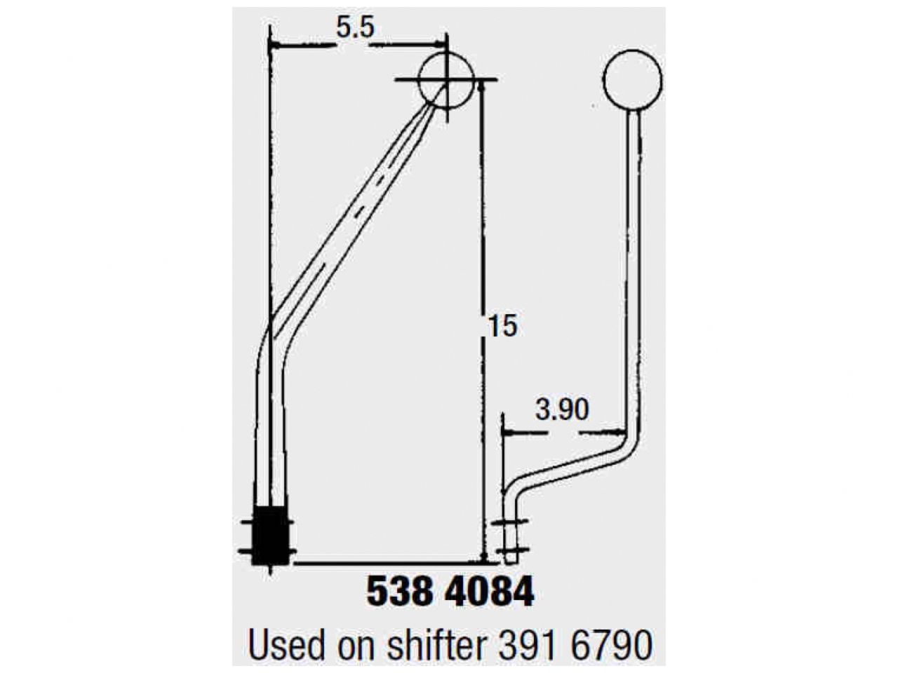 Hurst Shifters Manual Shifter, Competition Plus, Mopar