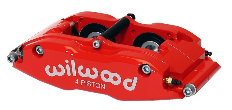 Wilwood Caliper-BNSL4R-Red 1.75in Pistons 1.10in Disc 120-8070-LRD