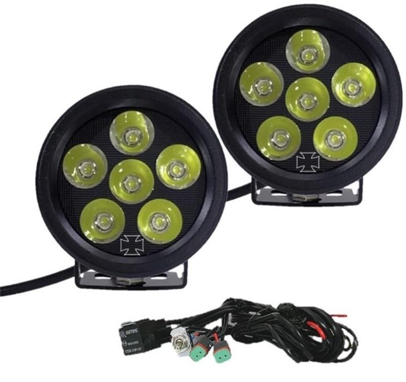 Iron Cross Bumper Fog Light Kit for 20/22/24 Series Heavy Duty Bumper 20-LEDKIT Main Image