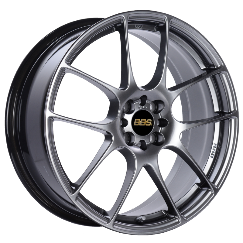 BBS RF 18x7.5 4x100 ET48 Diamond Black Wheel -70mm PFS/Clip Required RF509DBK Main Image