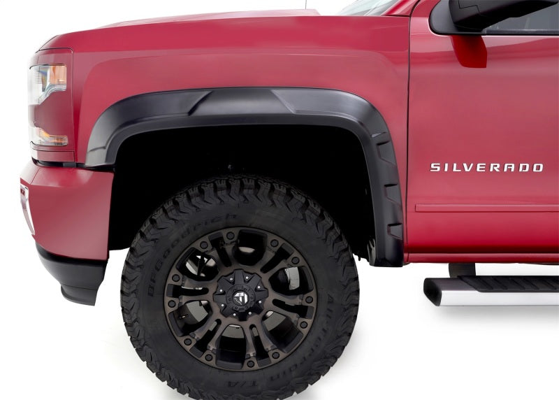 Bushwacker 2019 Chevrolet Silverado 1500 w/ 69.3in Fleetside Bed DRT Style Flares 4pc - Black 40944-02