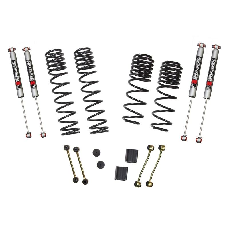 Skyjacker 2020 Jeep JL 4WD Diesel 2.5in Dual Rate Long Travel Sus Lift Kit w/ M95 Monotube Shocks JL25BPMLTD Main Image