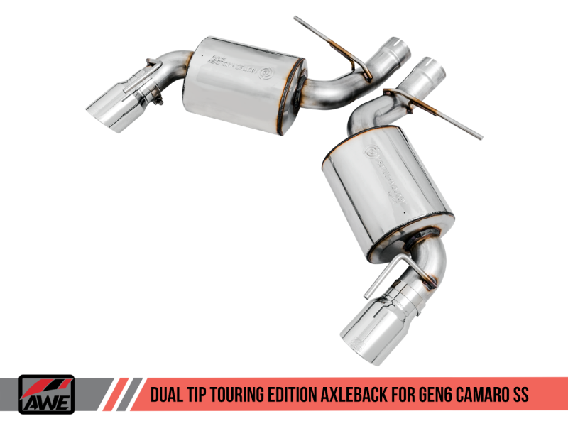 AWE Tuning 16-18 Chevy Camaro SS Dual Outlet Track to Touring Conversion Kit 3815-31004 Main Image
