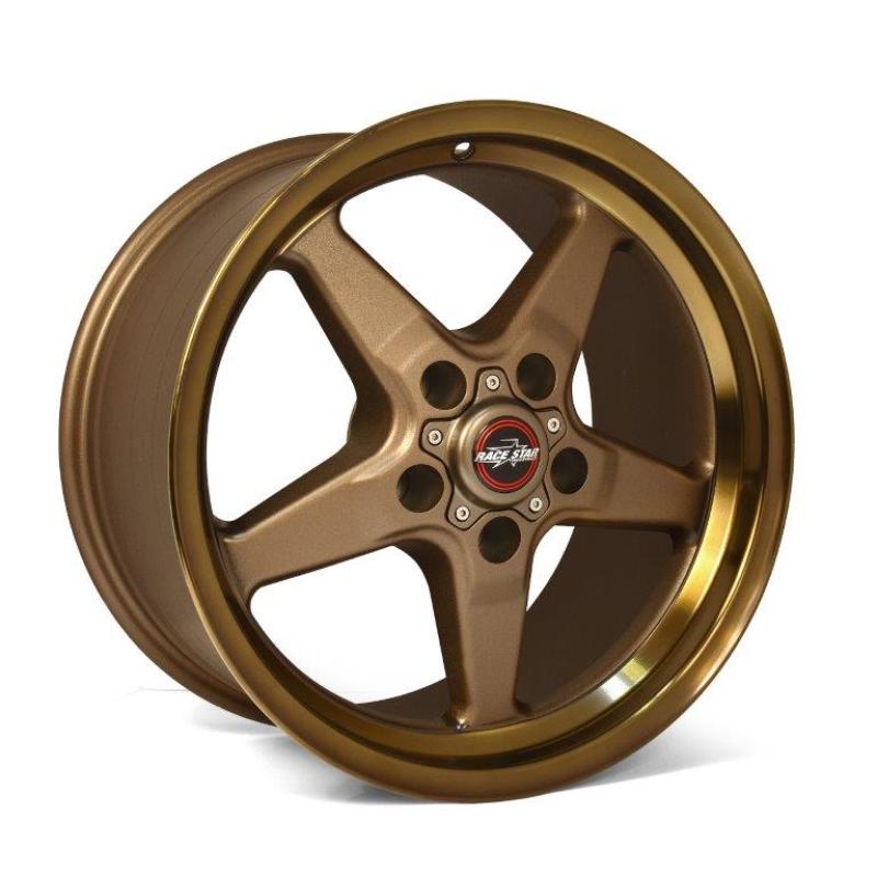 Race Star 92 Drag Star Bracket Racer 17x10.5 5x4.50BC 7.625BS Bronze Wheel 92-705154BZ