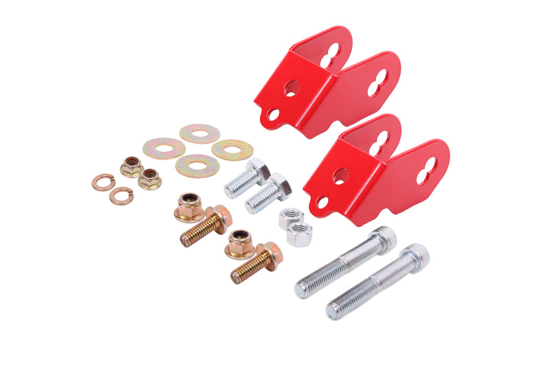 BMR Suspension 15-18 Ford Mustang S550 Rear Camber Adjustment Lockout Kit - Red WAK761R