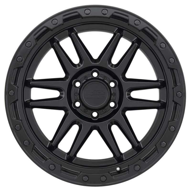 Black Rhino Apache 20x9.0 6x139.7 ET-18 CB 112.1 Matte Black w/Black Bolts Wheel 2090APC-86140M12 Main Image